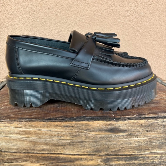 Dr. Martens Shoes - Dr. Martens Adrian Quad Platform Tassel Loafer